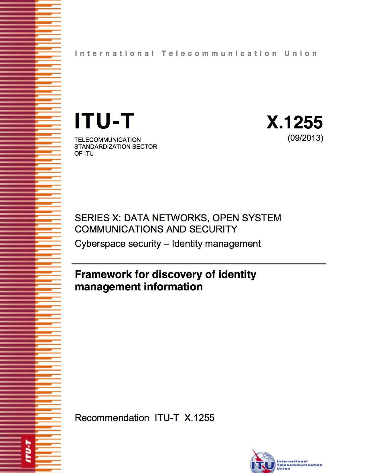  ITU-T X.1255 Recommendation 